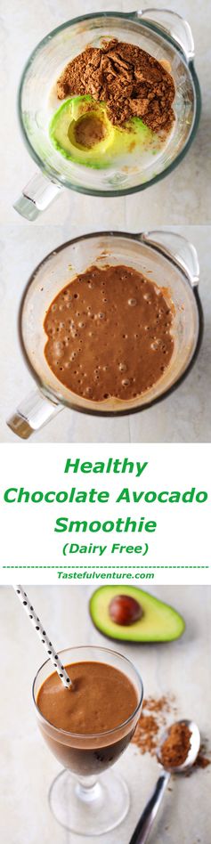 Healthy Chocolate Avocado Smoothie