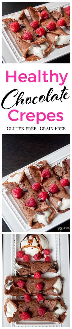 Healthy Chocolate Crepes