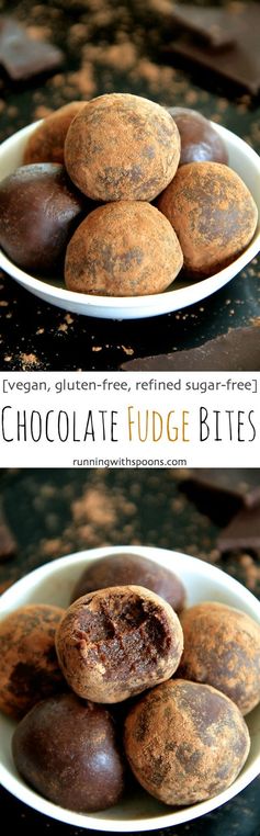 Healthy Chocolate Fudge Bites