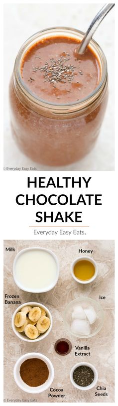 Healthy Chocolate Shake