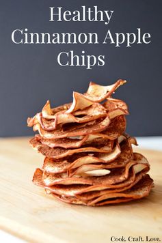 Healthy Cinnamon Apple Chips