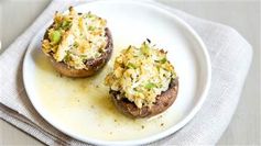 Healthy Crab-Stuffed Mushrooms