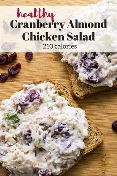 Healthy Cranberry Almond Chicken Salad