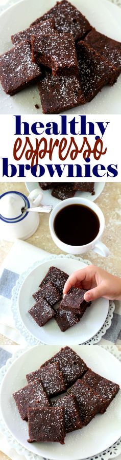 Healthy Espresso Brownies