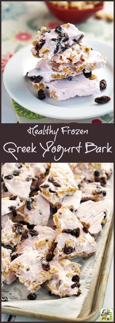 Healthy Frozen Greek Yogurt Bark