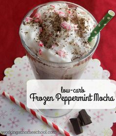 Healthy Frozen Peppermint Mocha