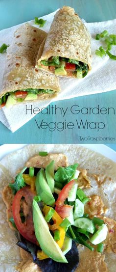 Healthy Garden Veggie Wrap Vegan GF and SoyFree