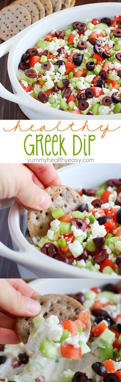 Healthy Greek Dip (Gluten Free