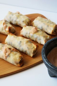 Healthy Jalapeño Popper Egg Rolls