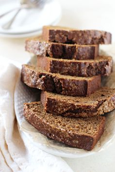 Healthy Maple Gingerbread Loaf