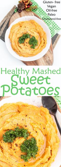 Healthy Mashed Sweet Potatoes