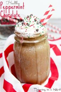 Healthy Peppermint Chocolate Smoothie