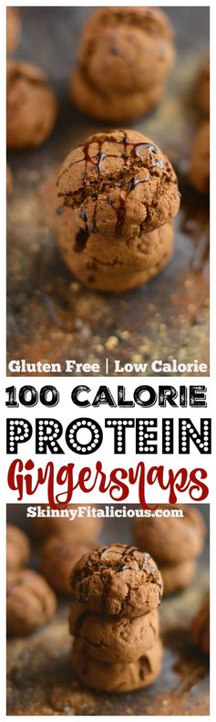 Healthy Protein Gingersnaps (GF, Low Cal