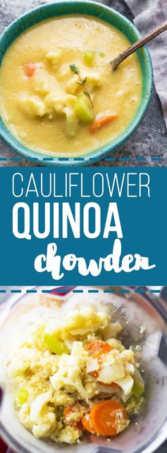 Healthy Quinoa Cauliflower Chowder