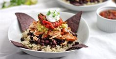 Healthy Shredded Chicken Burrito Bowl