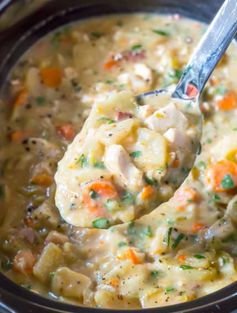 Healthy Slow Cooker Chicken Potato Soup