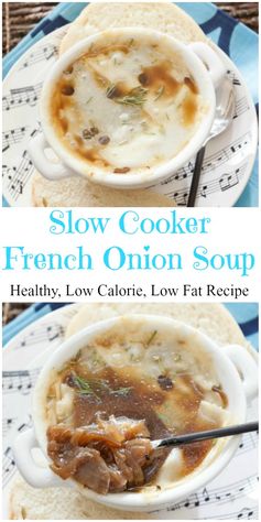 Healthy Slow Cooker French Onion Soup