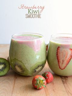 Healthy Strawberry Kiwi Smoothie