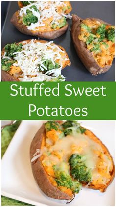 Healthy Stuffed Sweet Potatoes