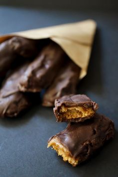 Healthy Twix Bars (vegan, gluten-free