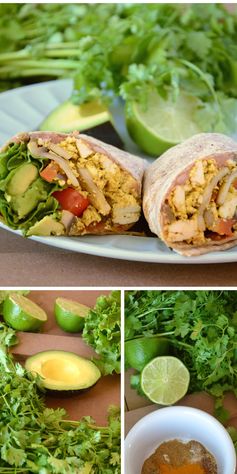 Healthy Vegan Breakfast Burritos