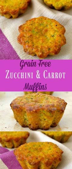 Healthy Zucchini Carrot Muffins