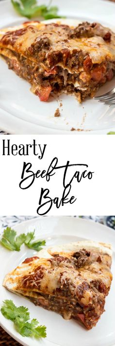 Hearty Beef Taco Bake