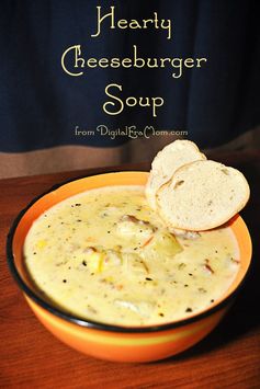 Hearty Cheeseburger Soup