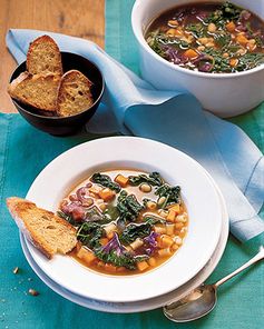 Hearty Spinach and Chickpea Soup