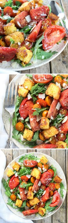 Heirloom Tomato Cornbread Salad