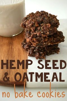 Hemp Seed & Oatmeal No-Bake Cookies