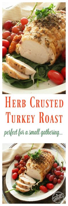 Herb Crusted Turkey Roast For One