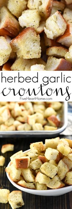 Herbed Garlic Croutons