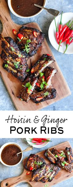 Hoisin & ginger pork ribs