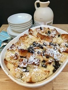 Holiday Breakfast Eggnog Bread Pudding