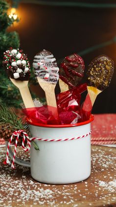 Holiday Hot Chocolate Spoons