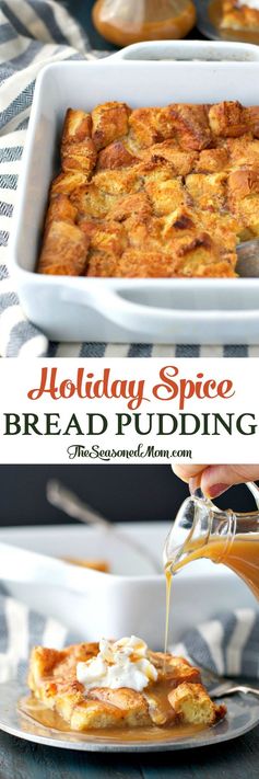 Holiday Spice Bread Pudding