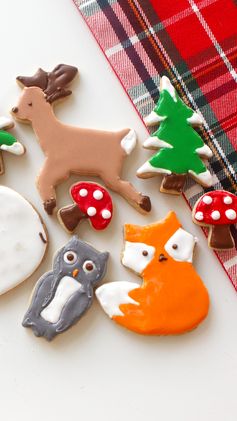 Holiday Woodland Cookies