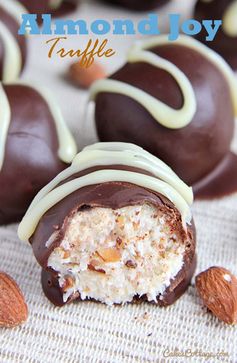 Homemade Almond Joy Truffles