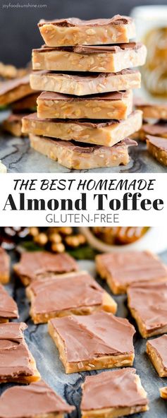 Homemade Almond Toffee