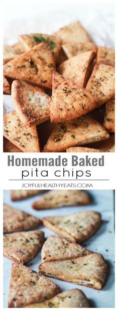 Homemade Baked Pita Chips