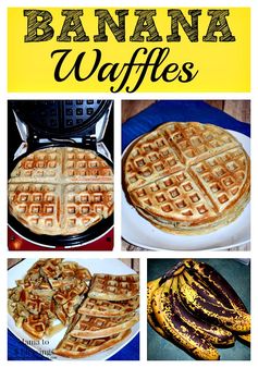 Homemade Banana Waffles