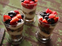 Homemade Berry Granola Parfaits