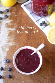 Homemade Blueberry Lemon Curd