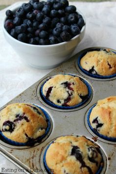 Homemade blueberry muffin