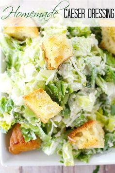 Homemade Caesar Salad Dressing