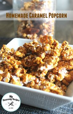 Homemade Caramel Popcorn