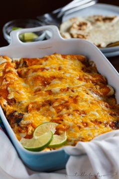 Homemade Chicken Enchiladas