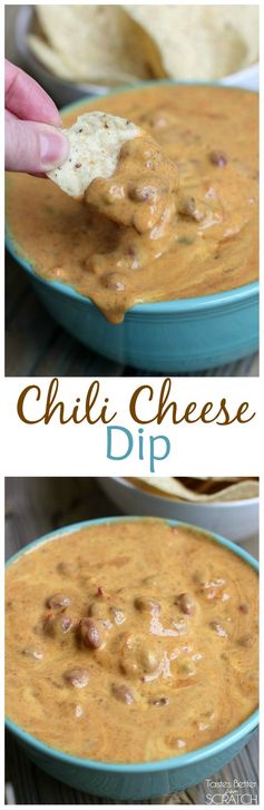 Homemade Chili Cheese Dip