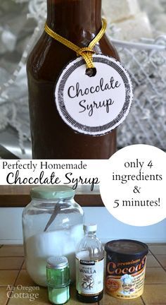 Homemade Chocolate Syrup